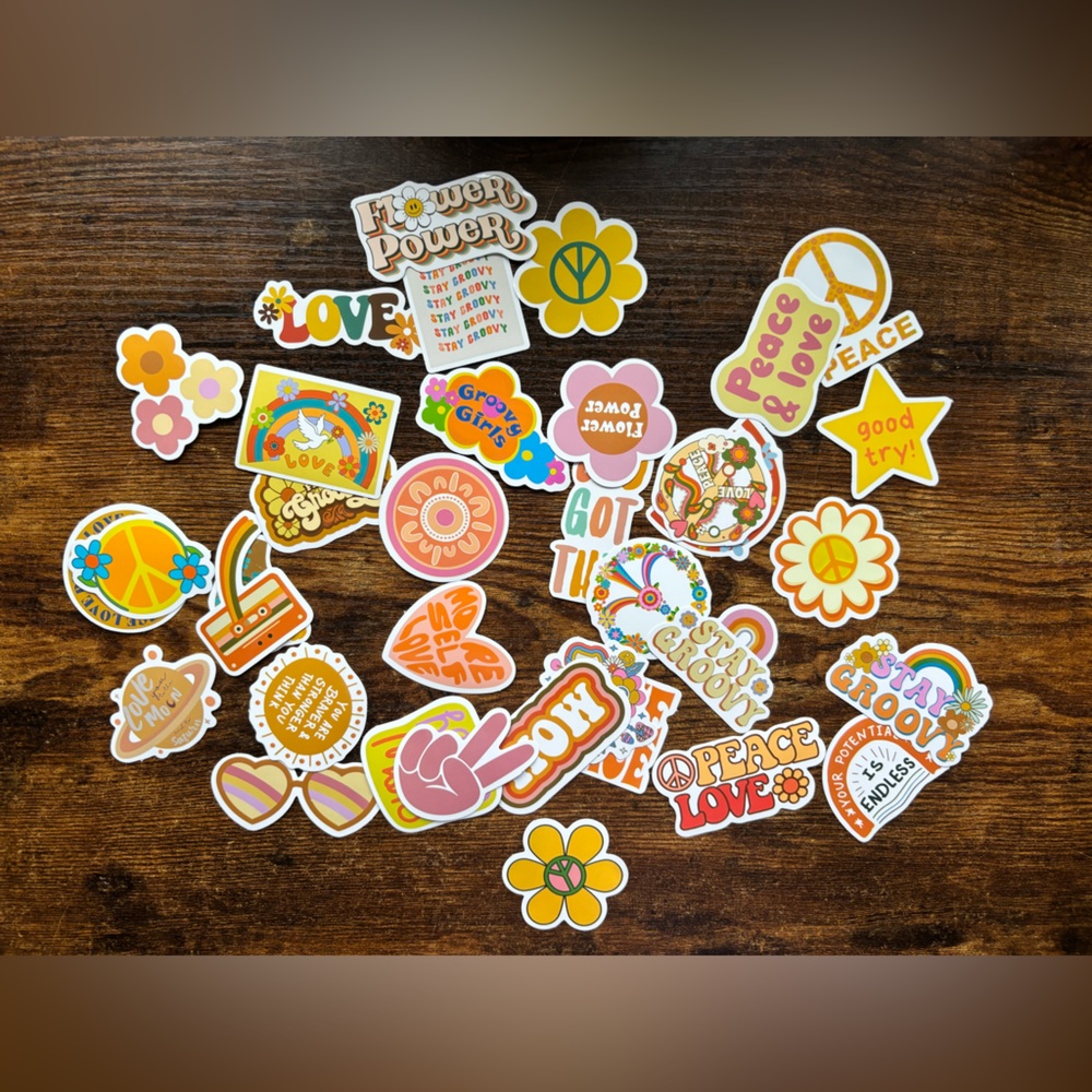 20 for $12.00 Boho/Preppy/Cottagecore Mystery Sticker Bundle - Picture 4 of 7